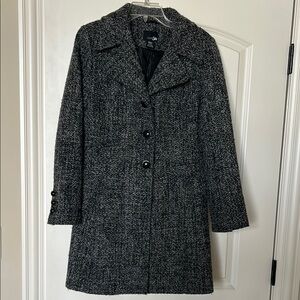 East 5th Tweed Coat with Notched Lapel • Size Small